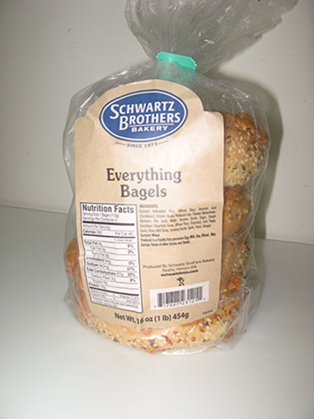 Schwartz Brothers Bakery Issues Allergy Alert on Undeclared Milk in “Everything Bagels”